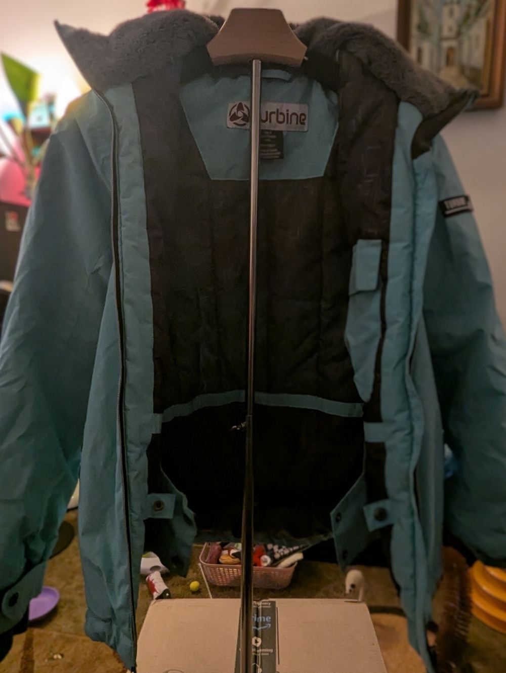 Turbine Kids Teal Raincoat Jacket